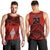 Custom Tonga Rugby Men Tank Top Proud Tongan Ngatu Kupesi World Cup 2023 No2 LT9 - Polynesian Pride