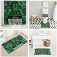 Aotearoa Iwi Ngati Maniapoto Bathroom Set Maori Wharenui House Tribal Pattern LT9 - Polynesian Pride