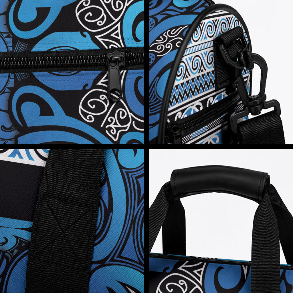 Aotearoa Iwi Ngati Porou Duffle Bag Maori Wharenui House Tribal Pattern LT9 - Polynesian Pride
