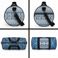 Aotearoa Iwi Ngati Porou Duffle Bag Maori Wharenui House Tribal Pattern LT9 - Polynesian Pride