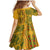 Africa Dashiki Family Matching Mermaid Dress and Hawaiian Shirt African Tribal Art Mixed Polynesian Tattoo Gold Color Unique LT9 - Polynesian Pride