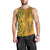 Africa Dashiki Men Tank Top African Tribal Art Mixed Polynesian Tattoo Gold Color Unique LT9 - Polynesian Pride