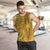 Africa Dashiki Men Tank Top African Tribal Art Mixed Polynesian Tattoo Gold Color Unique LT9 - Polynesian Pride