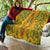 Africa Dashiki Quilt African Tribal Art Mixed Polynesian Tattoo Gold Color Unique LT9 - Polynesian Pride