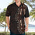 Africa Dashiki Hawaiian Shirt African Tribal Art Mixed Polynesian Tattoo Red Color Unique LT9 - Polynesian Pride