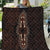 Africa Dashiki Quilt African Tribal Art Mixed Polynesian Tattoo Red Color Unique LT9 Red - Polynesian Pride