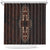 Africa Dashiki Shower Curtain African Tribal Art Mixed Polynesian Tattoo Red Color Unique LT9 Red - Polynesian Pride