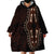 Africa Dashiki Wearable Blanket Hoodie African Tribal Art Mixed Polynesian Tattoo Red Color Unique LT9 - Polynesian Pride