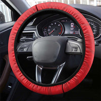 Mate Ma'a Tonga Heritage Steering Wheel Cover Pacific Tribal Rugby Red Edition LT9 - Polynesian Pride