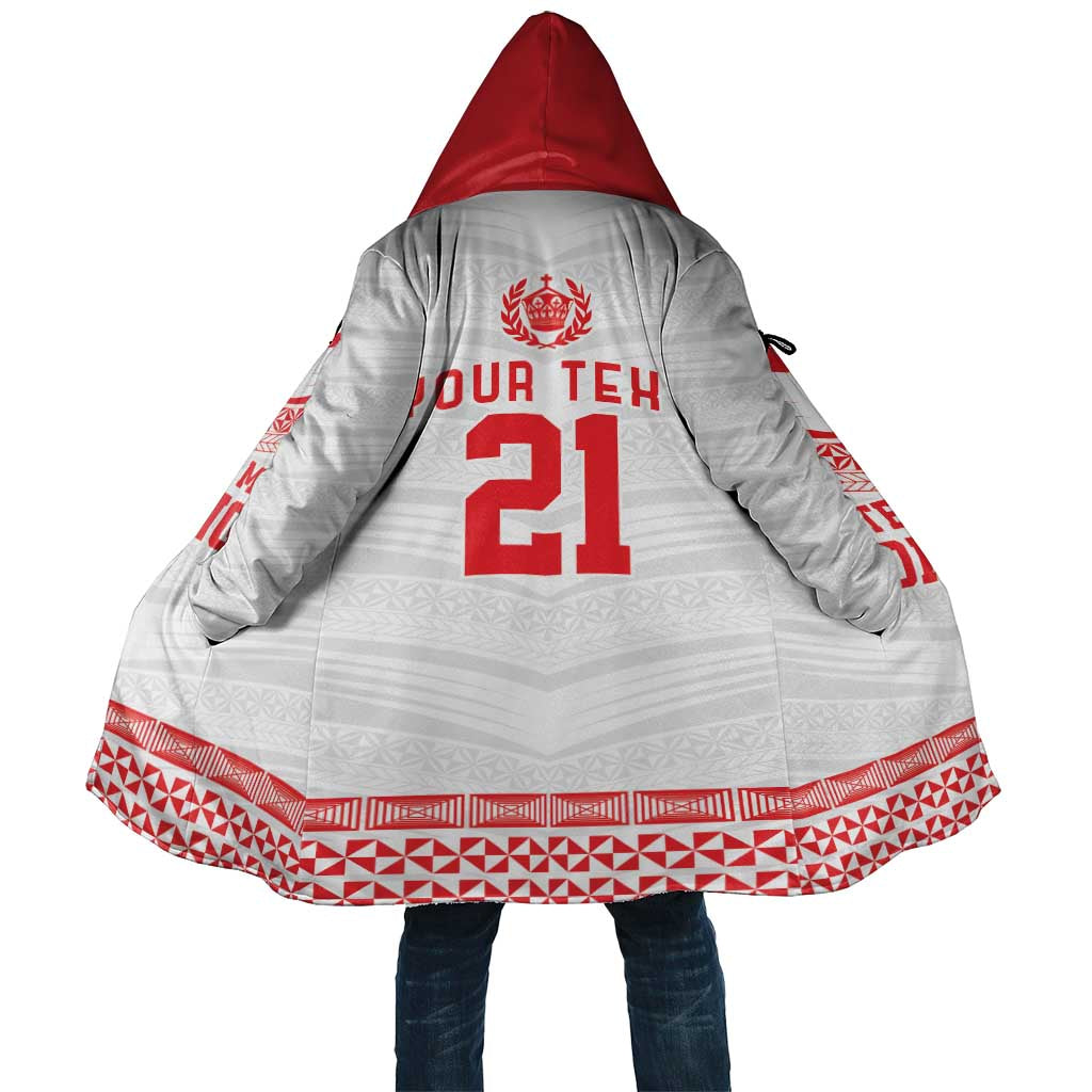 Custom Mate Ma'a Tonga Heritage Cloak Pacific Tribal Rugby White Edition LT9 Unisex White - Polynesian Pride