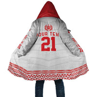 Custom Mate Ma'a Tonga Heritage Cloak Pacific Tribal Rugby White Edition LT9 Unisex White - Polynesian Pride