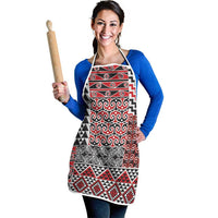 Aotearoa Kowhaiwhai Taniko Patchwork Motifs Apron LT9 - Polynesian Pride