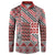 Aotearoa Kowhaiwhai Taniko Patchwork Motifs Button Sweatshirt