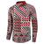 Aotearoa Kowhaiwhai Taniko Patchwork Motifs Button Sweatshirt