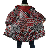 Aotearoa Kowhaiwhai Taniko Patchwork Motifs Cloak LT9 - Polynesian Pride