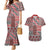 Aotearoa Kowhaiwhai Taniko Patchwork Motifs Couples Matching Mermaid Dress and Hawaiian Shirt