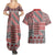 Aotearoa Kowhaiwhai Taniko Patchwork Motifs Couples Matching Summer Maxi Dress and Hawaiian Shirt