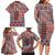 Aotearoa Kowhaiwhai Taniko Patchwork Motifs Family Matching Long Sleeve Bodycon Dress and Hawaiian Shirt