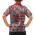 Aotearoa Kowhaiwhai Taniko Patchwork Motifs Family Matching Short Sleeve Bodycon Dress and Hawaiian Shirt