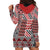 Aotearoa Kowhaiwhai Taniko Patchwork Motifs Hoodie Dress