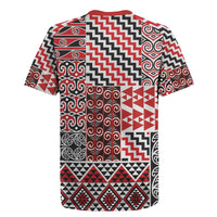 Aotearoa Kowhaiwhai Taniko Patchwork Motifs Rugby Jersey LT9 - Polynesian Pride