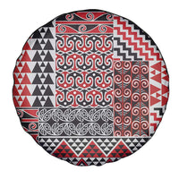 Aotearoa Kowhaiwhai Taniko Patchwork Motifs Spare Tire Cover LT9 - Polynesian Pride