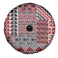 Aotearoa Kowhaiwhai Taniko Patchwork Motifs Spare Tire Cover LT9 - Polynesian Pride