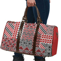 Aotearoa Kowhaiwhai Taniko Patchwork Motifs Travel Bag LT9 - Polynesian Pride