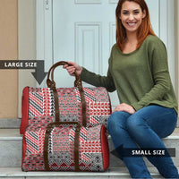 Aotearoa Kowhaiwhai Taniko Patchwork Motifs Travel Bag LT9 - Polynesian Pride