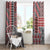 Aotearoa Kowhaiwhai Taniko Patchwork Motifs Window Curtain