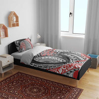 Aotearoa Maori Rugby Tribal Tattoo Bedding Set Kowhaiwhai Taniko Patchwork Motifs LT9 - Polynesian Pride
