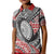 Aotearoa Maori Rugby Tribal Tattoo Kid Polo Shirt Kowhaiwhai Taniko Patchwork Motifs