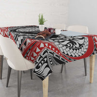 Aotearoa Maori Rugby Tribal Tattoo Tablecloth Kowhaiwhai Taniko Patchwork Motifs LT9 - Polynesian Pride