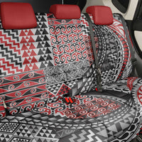 Aotearoa Maori Tribal Tattoo Back Car Seat Cover Kowhaiwhai Taniko Patchwork Motifs LT9 - Polynesian Pride