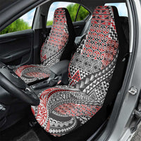 Aotearoa Maori Tribal Tattoo Car Seat Cover Kowhaiwhai Taniko Patchwork Motifs LT9 - Polynesian Pride