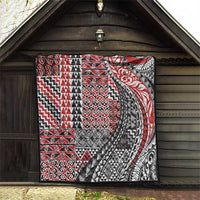 Aotearoa Maori Tribal Tattoo Quilt Kowhaiwhai Taniko Patchwork Motifs LT9 - Polynesian Pride