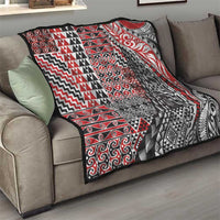 Aotearoa Maori Tribal Tattoo Quilt Kowhaiwhai Taniko Patchwork Motifs LT9 - Polynesian Pride