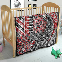 Aotearoa Maori Tribal Tattoo Quilt Kowhaiwhai Taniko Patchwork Motifs LT9 - Polynesian Pride