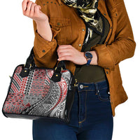 Aotearoa Maori Tribal Tattoo Shoulder Handbag Kowhaiwhai Taniko Patchwork Motifs LT9 - Polynesian Pride