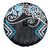 Blue Aotearoa Tukutuku Manawa Tapu Spare Tire Cover Ta Moko Toi Maori