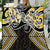 Gold Aotearoa Tukutuku Manawa Tapu Quilt Ta Moko Toi Maori