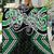 Green Aotearoa Tukutuku Manawa Tapu Quilt Ta Moko Toi Maori