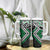 Green Aotearoa Tukutuku Manawa Tapu Tumbler With Handle Ta Moko Toi Maori