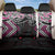 Pink Aotearoa Tukutuku Manawa Tapu Back Car Seat Cover Ta Moko Toi Maori