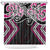 Pink Aotearoa Tukutuku Manawa Tapu Shower Curtain Ta Moko Toi Maori