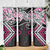 Pink Aotearoa Tukutuku Manawa Tapu Skinny Tumbler Ta Moko Toi Maori