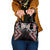 Red Aotearoa Tukutuku Manawa Tapu Shoulder Handbag Ta Moko Toi Maori