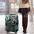 Turquoise Aotearoa Tukutuku Manawa Tapu Luggage Cover Ta Moko Toi Maori