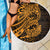 Gold Couple Dolphins Maori Polynesian Style Beach Blanket