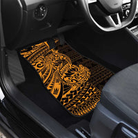 Gold Couple Dolphins Maori Polynesian Style Car Mats LT9 - Polynesian Pride